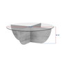 Hanah Home Liya - Venezia Walnut Mesa de Café